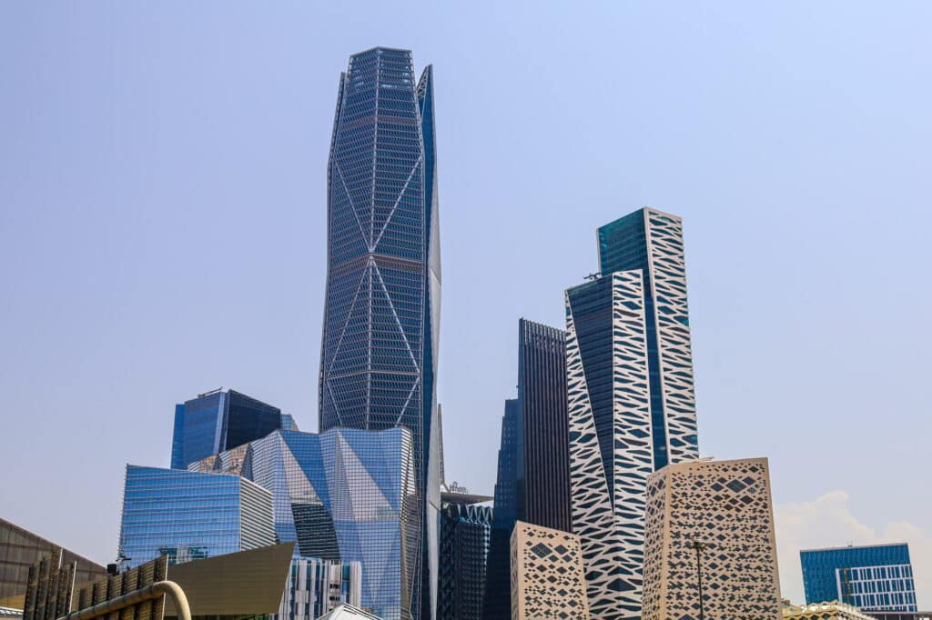 Riyadh, Saudi Arabia - King Abdullah Financial District , KAFD business towers